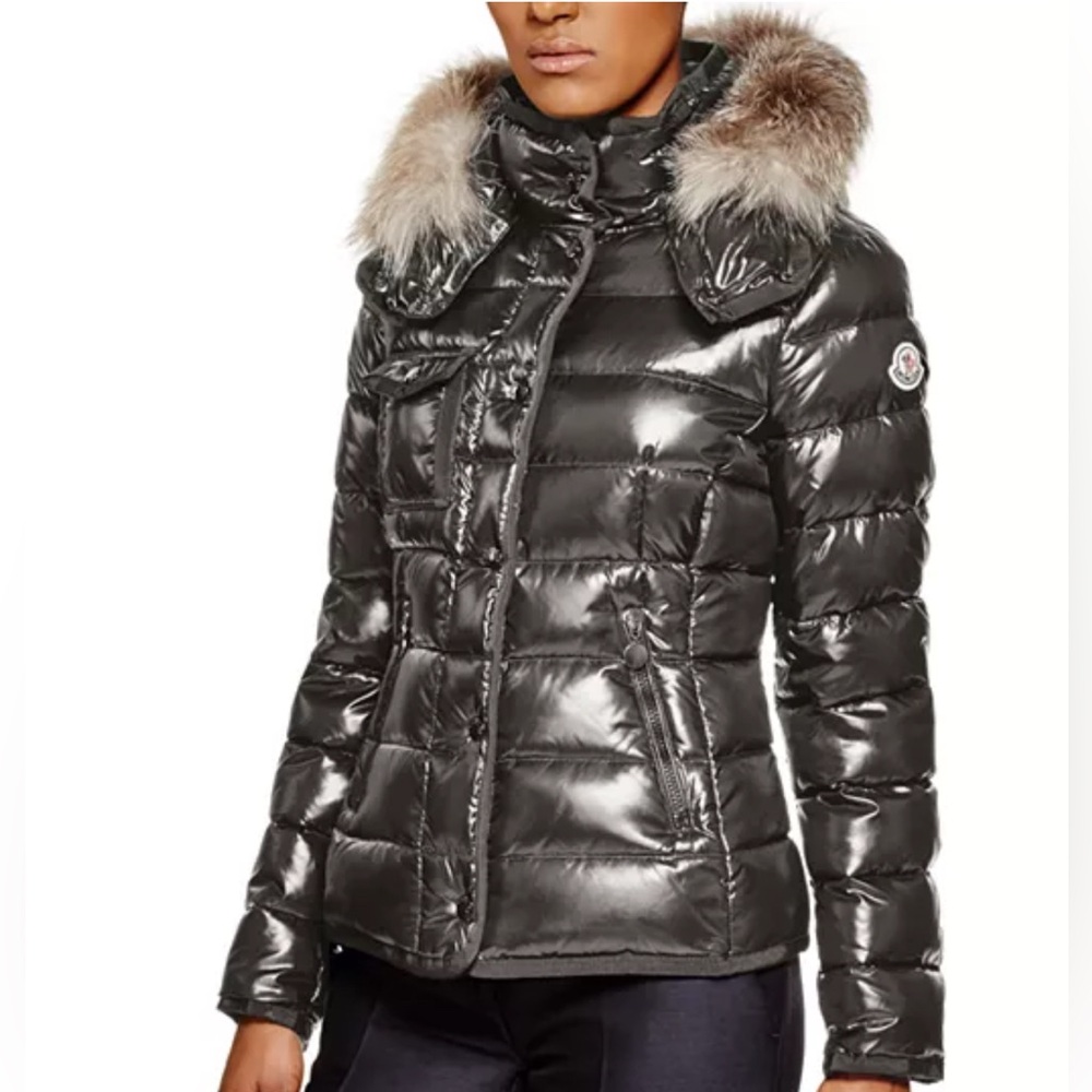 Moncler Armoise Short Down Jacket, size 3 black